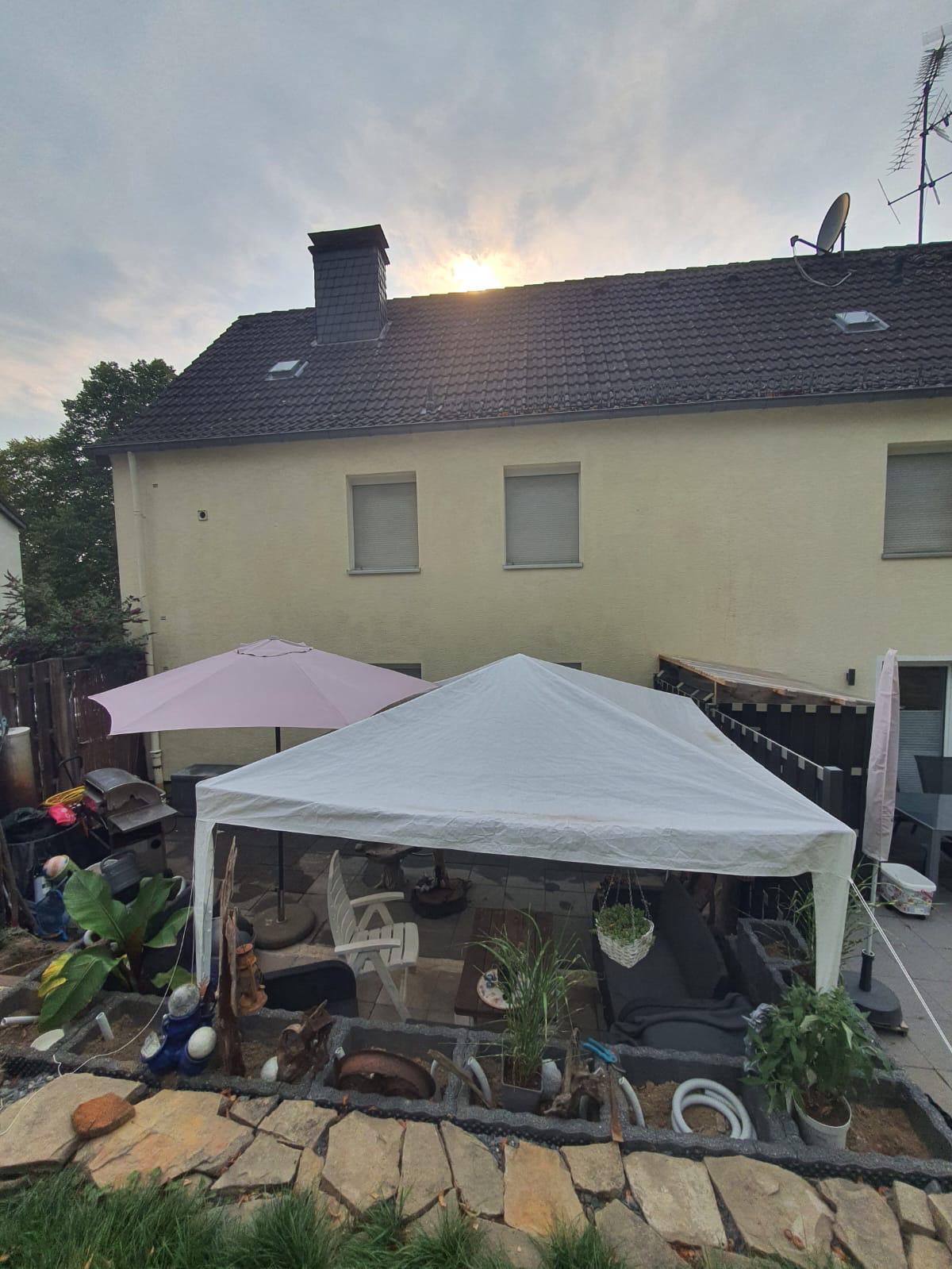Rückseite des Hauses mit Gartenbereich